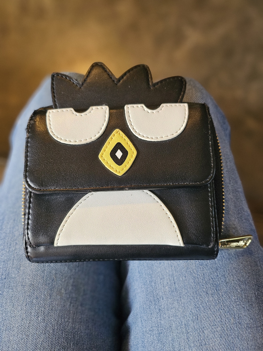 Sanrio Loungefly Badtz-Maru Cosplay Zip Around Wallet Owl
